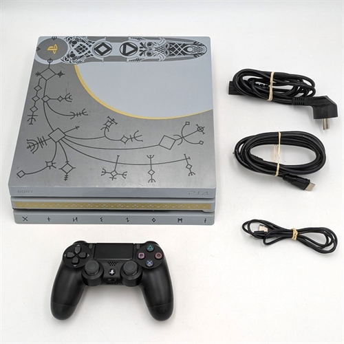 Playstation 4 God Of War Limited Edition - PRO - 1TB HDD - Konsol - SNR 03-27452556-5648516 (B Grade) (Genbrug)